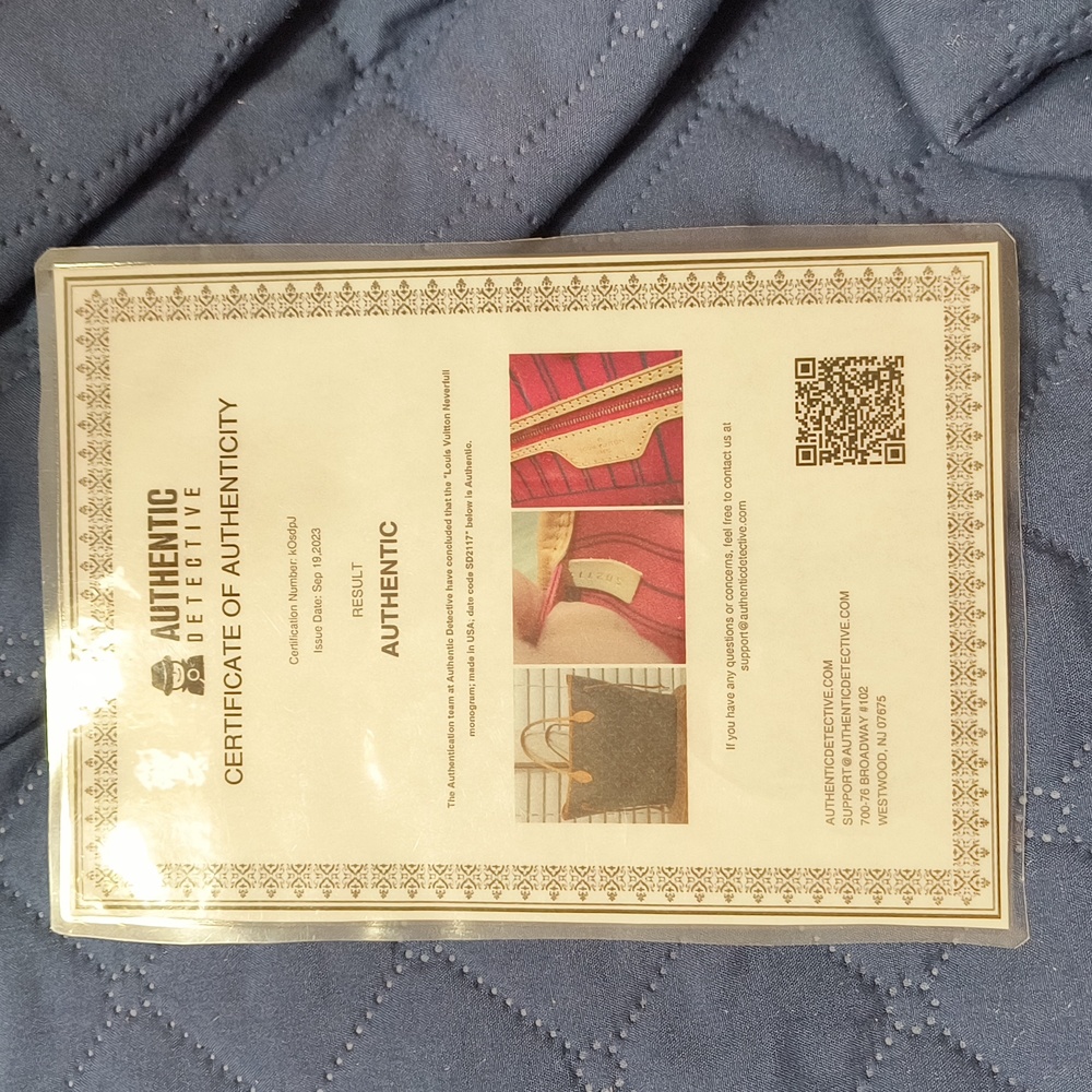 Authentic Louis Vuitton Neverful  MM - Picture 2 of 13